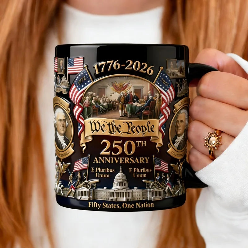 America's 250th Anniversary Mug - Black