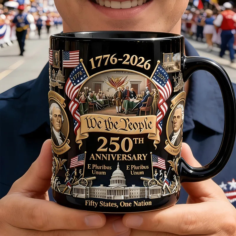 America's 250th Anniversary Mug - Black