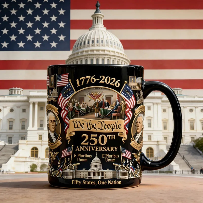 America's 250th Anniversary Mug - Black