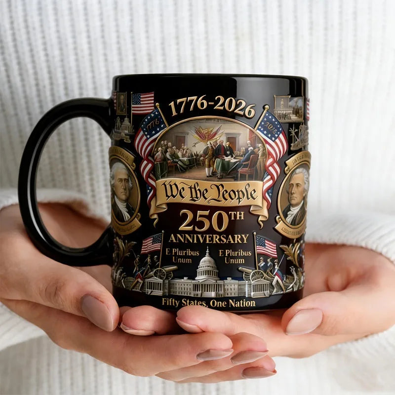 America's 250th Anniversary Mug - Black