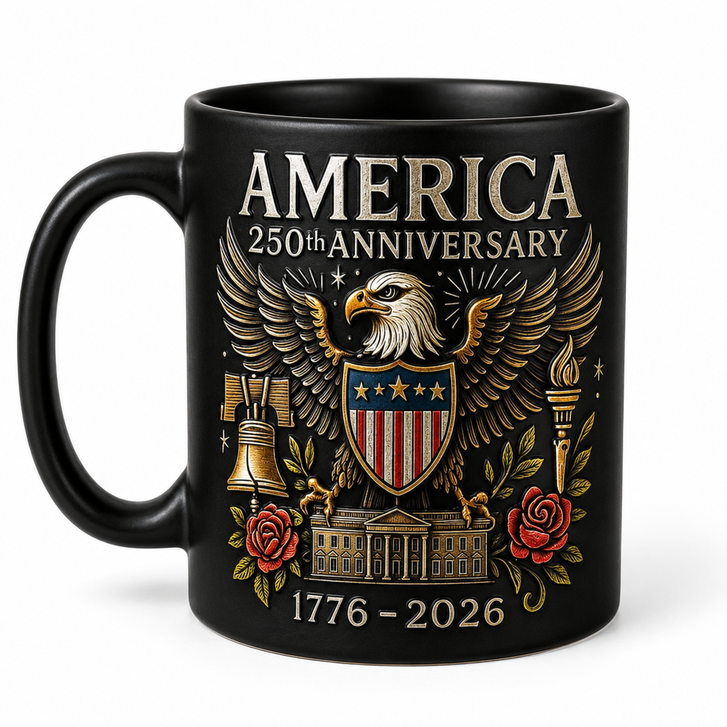 250th Anniversary Patriot coffee mug