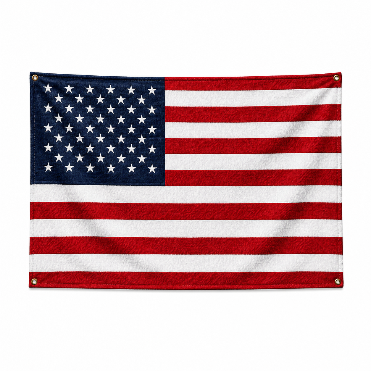 American Flag - Heavy Duty Waterproof Embroidered Flag