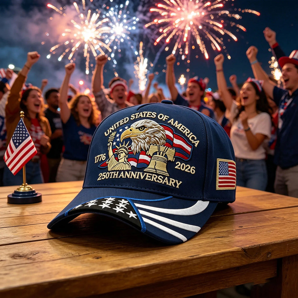 250th Anniversary Embroidered Patriotic Hat
