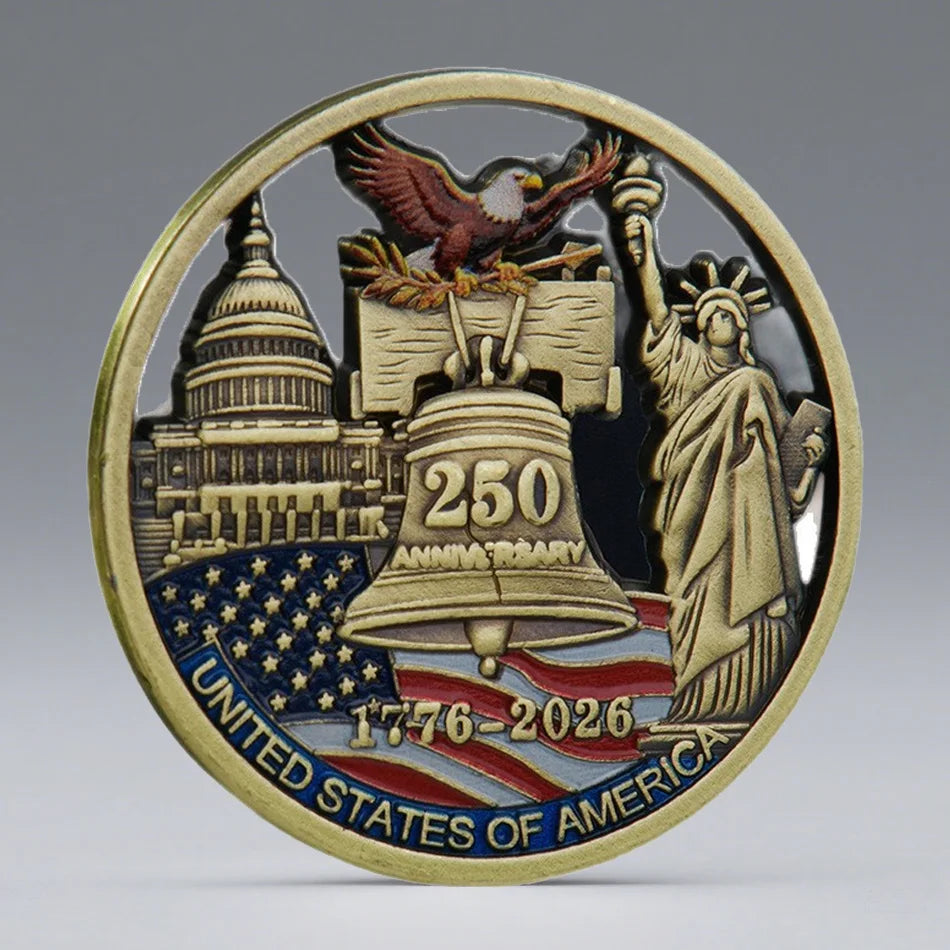 250th Anniversary Plated Collectible Coin