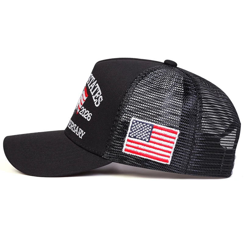 American Flag Embroidered Baseball Cap