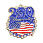 250th Anniversary Enamel Pins