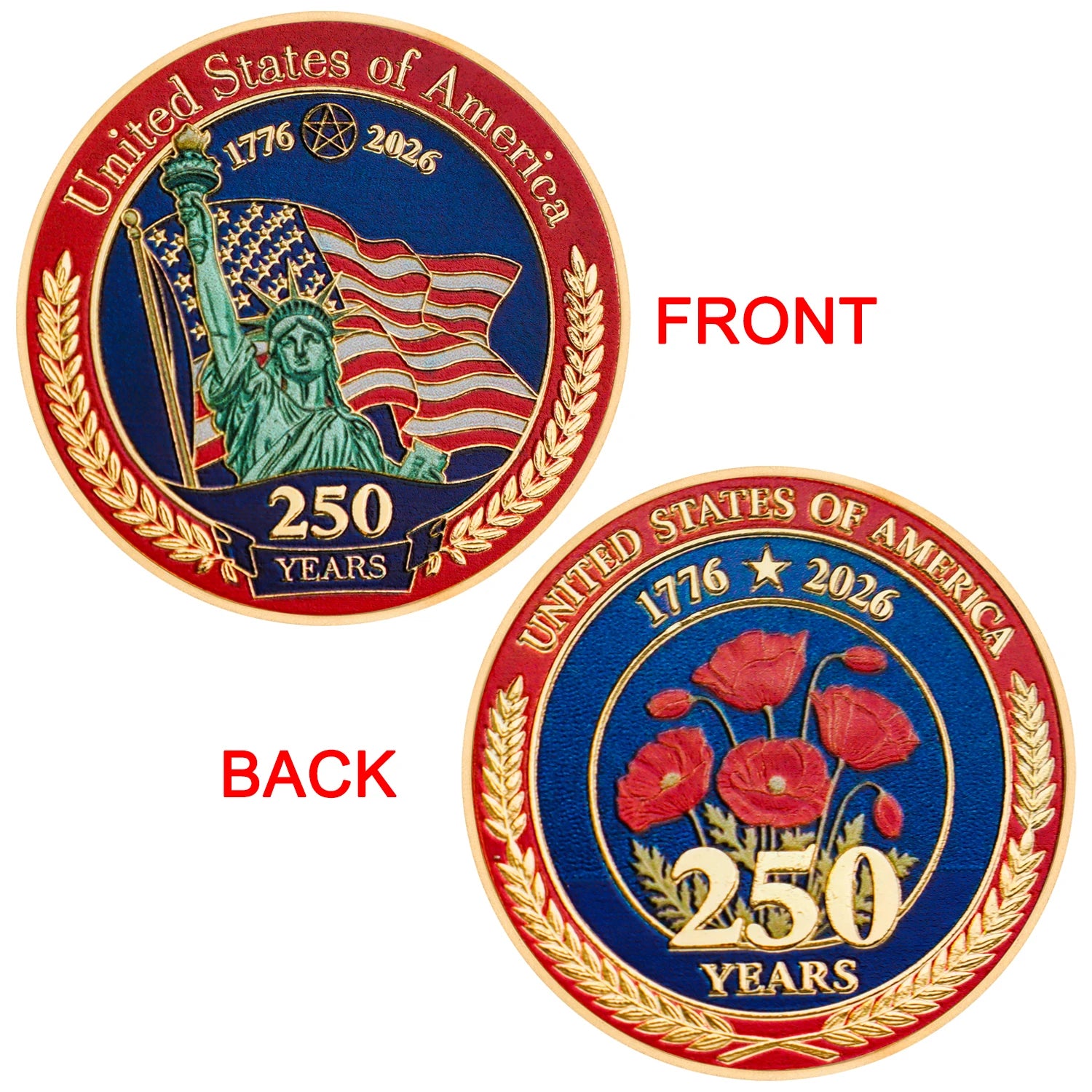 250th Anniversary Commemorative Coin - Assorted