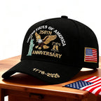 Eagle & Liberty Bell Embroidered Snapback Hat
