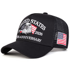 American Flag Embroidered Baseball Cap