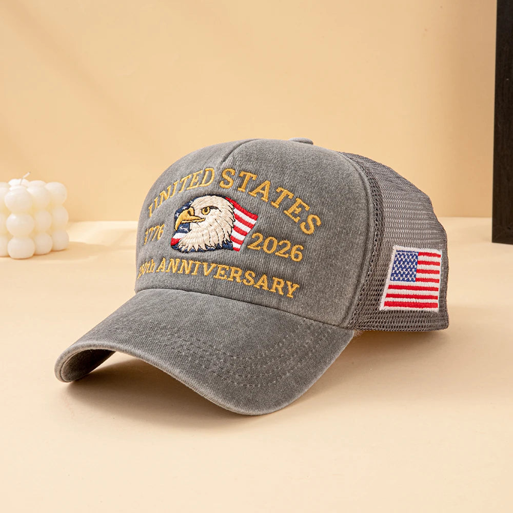 Bald Eagle 250th Anniversary Mesh Trucker Hat