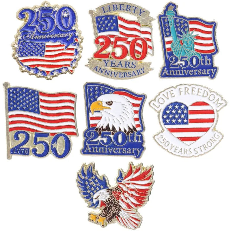 250th Anniversary Enamel Pins