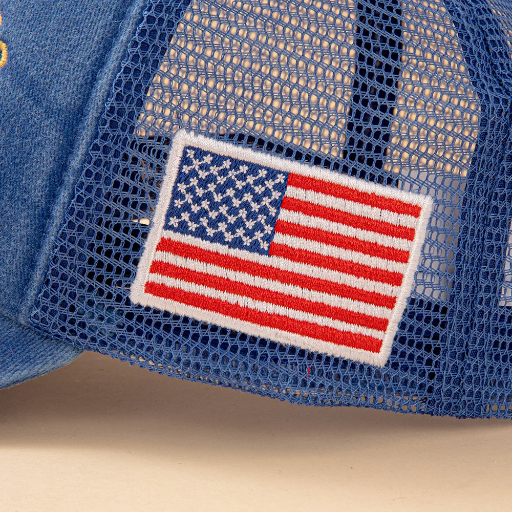 Bald Eagle 250th Anniversary Mesh Trucker Hat