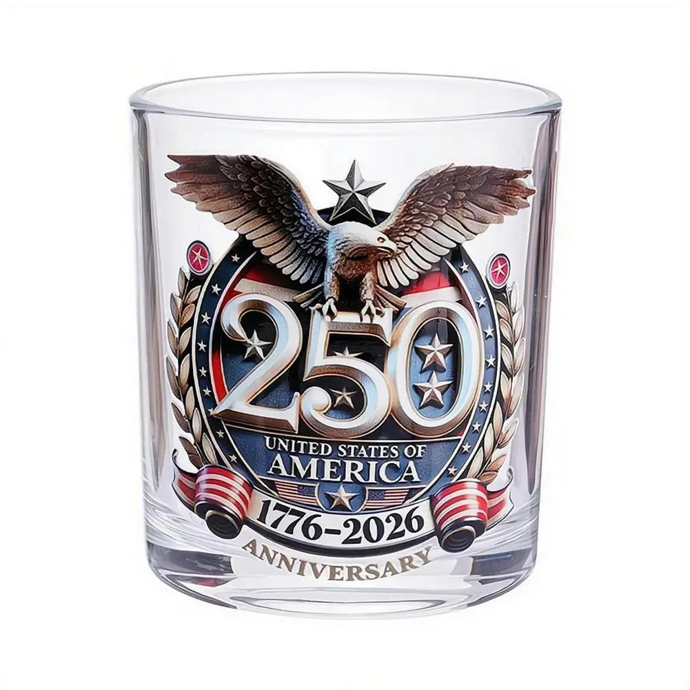 250th Patriotic Eagle Collectible Shot Glass - Assorted