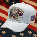 250th Anniversary Patriotic Embroidered Hat (White)
