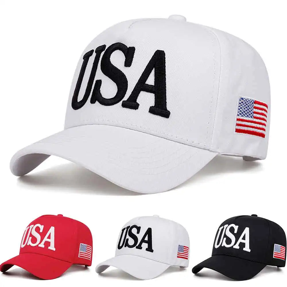 USA embroidered baseball cap