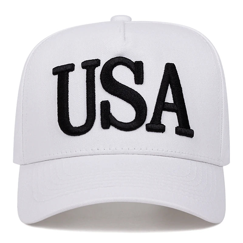 USA embroidered baseball cap — view 4