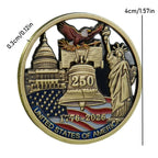 250th Anniversary Plated Collectible Coin