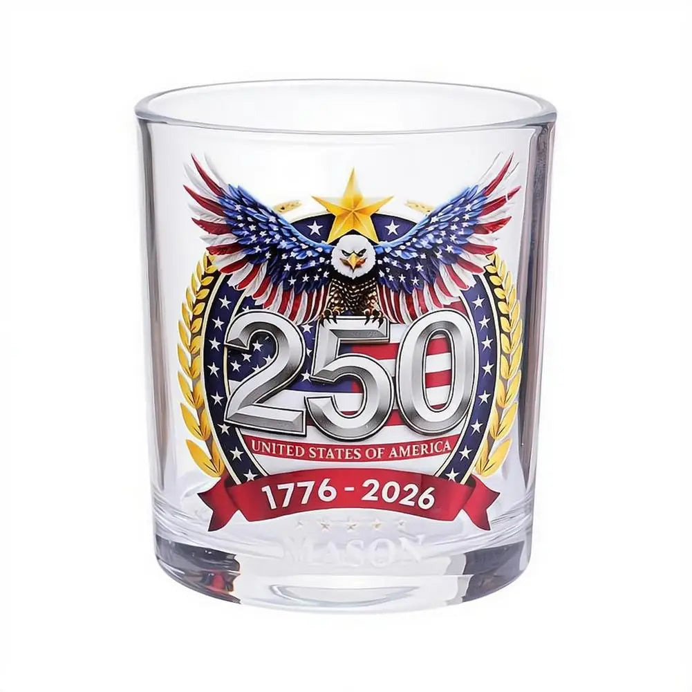 250th Patriotic Eagle Collectible Shot Glass - Assorted