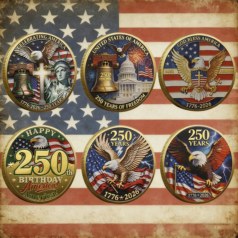 Edition 2 - 250th Anniversary Commemorative Coin - Assorted