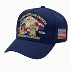 250th Anniversary Patriotic Embroidered Hat (Blue)