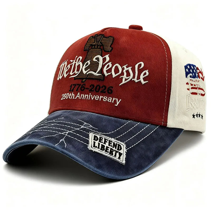 250th Anniversary Full Embroidered Baseball Cap