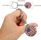 United States Patriotic Keychain