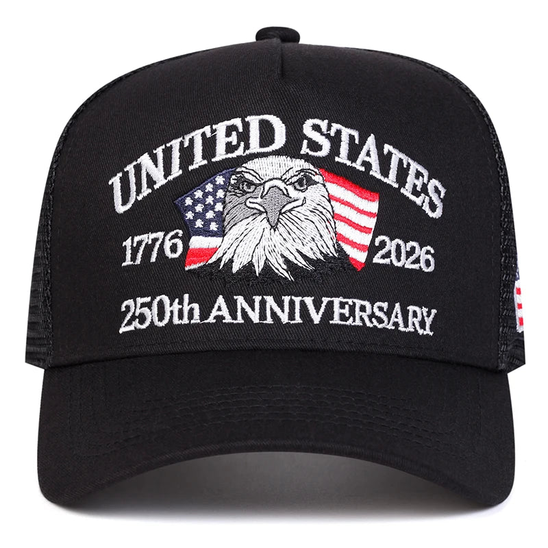 American Flag Embroidered Baseball Cap