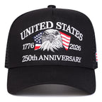American Flag Embroidered Baseball Cap