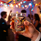 250th Patriotic Eagle Collectible Shot Glass - Assorted