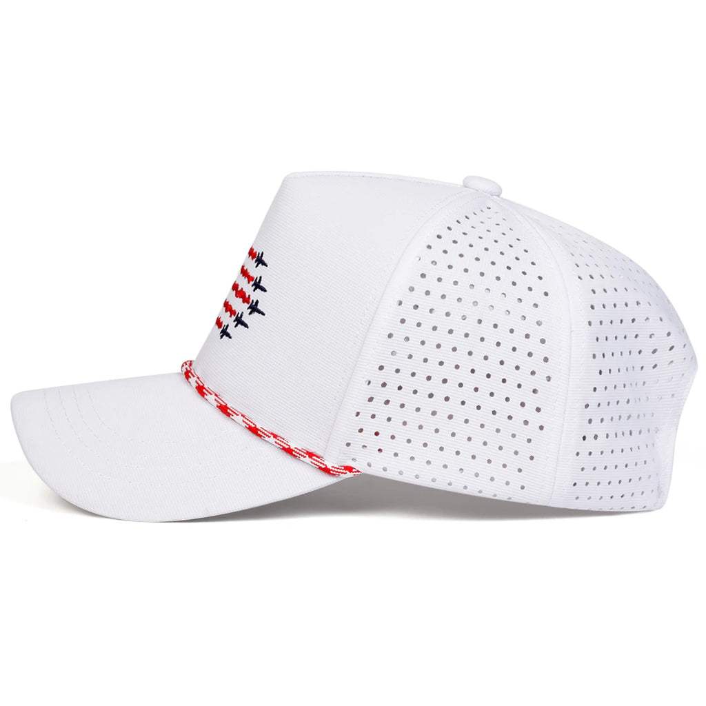 American Flag Mesh Trucker Hat