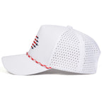 American Flag Mesh Trucker Hat