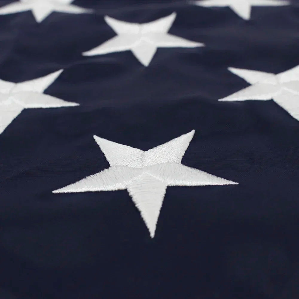 American Flag - Heavy Duty Waterproof Embroidered Flag