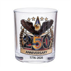 250th Patriotic Eagle Collectible Shot Glass - Assorted