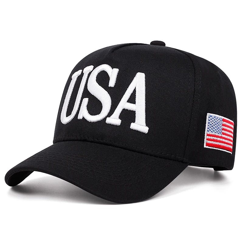 USA Embroidered Baseball Cap