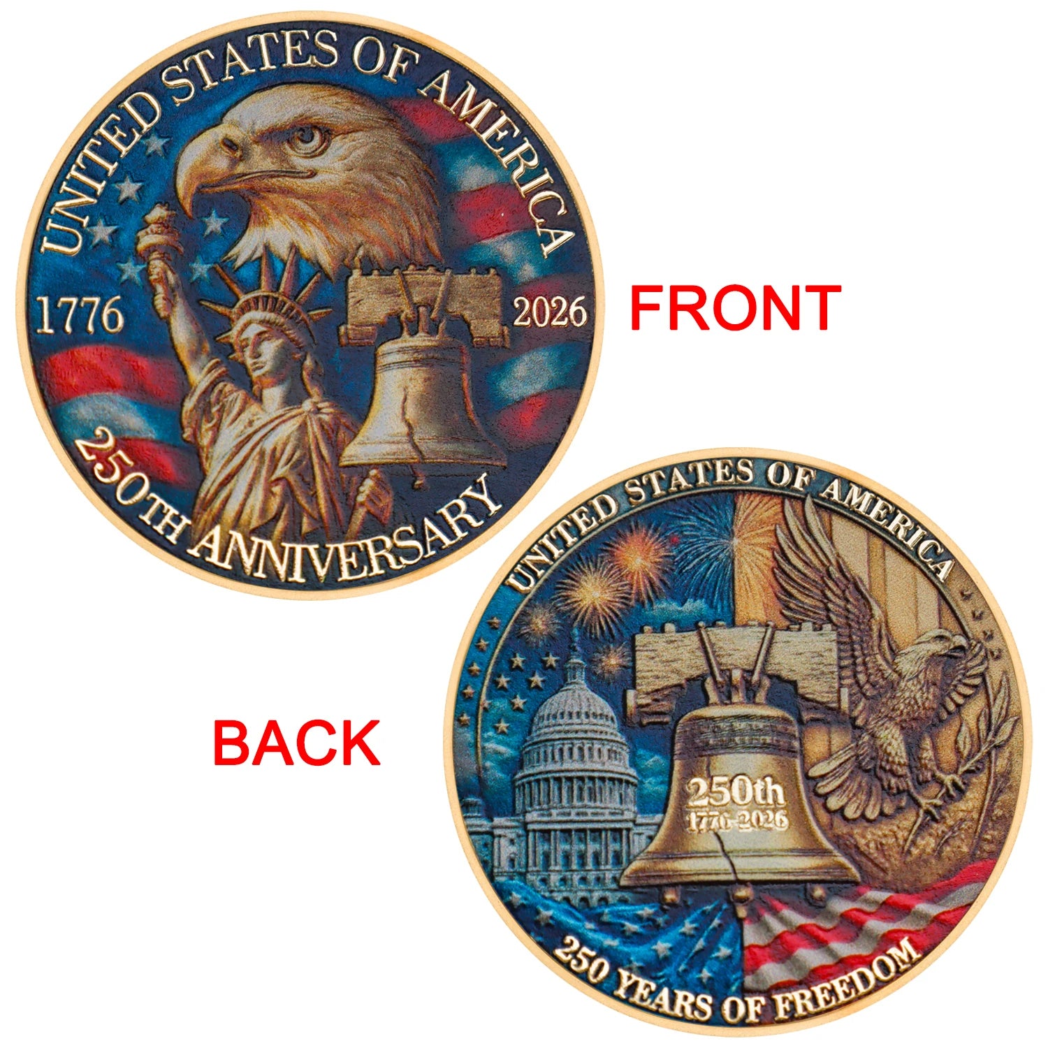 250th Anniversary Commemorative Coin - Assorted