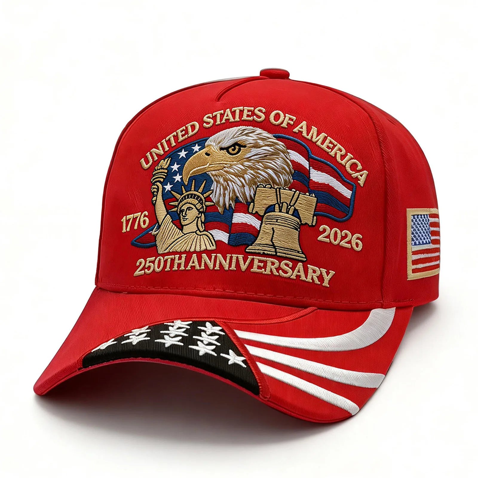 250th Anniversary Embroidered Patriotic Hat