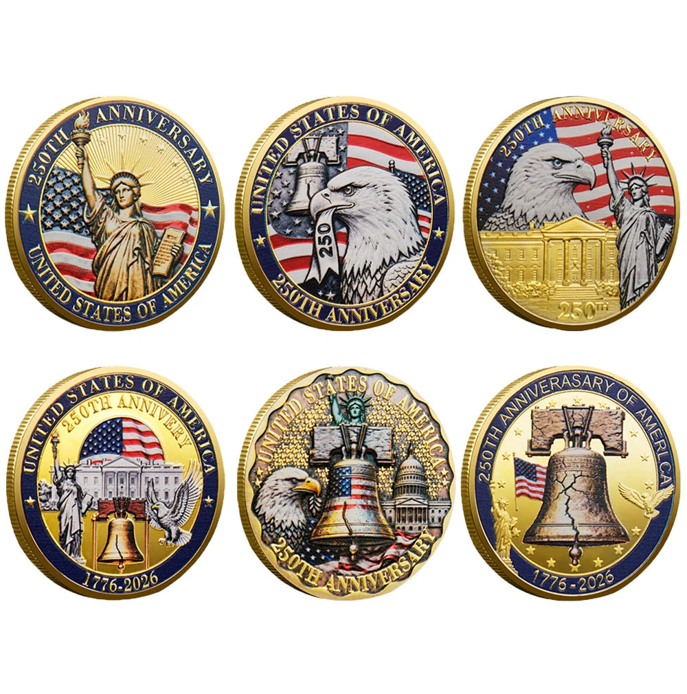 250th Anniversary Commemorative Coin - Assorted