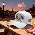 250th Anniversary Patriotic Embroidered Hat (White)