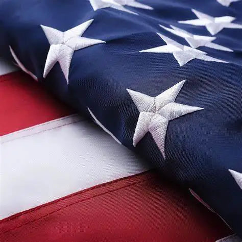 American Flag - Heavy Duty Waterproof Embroidered Flag