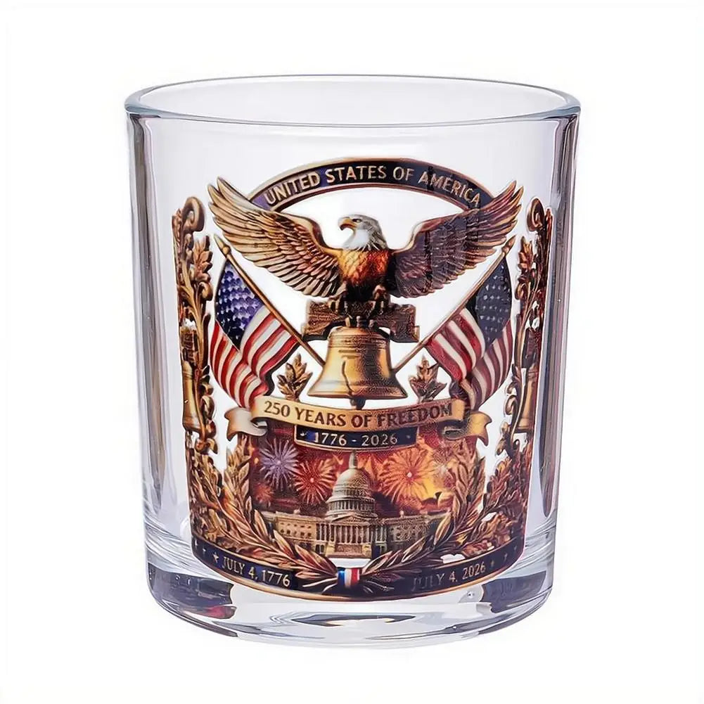 250th Patriotic Eagle Collectible Shot Glass - Assorted