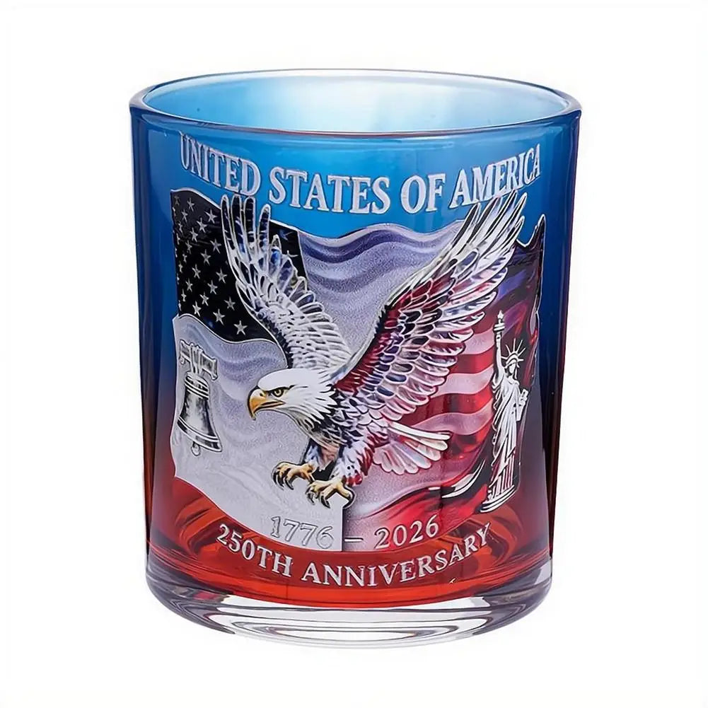 250th Patriotic Eagle Collectible Shot Glass - Assorted