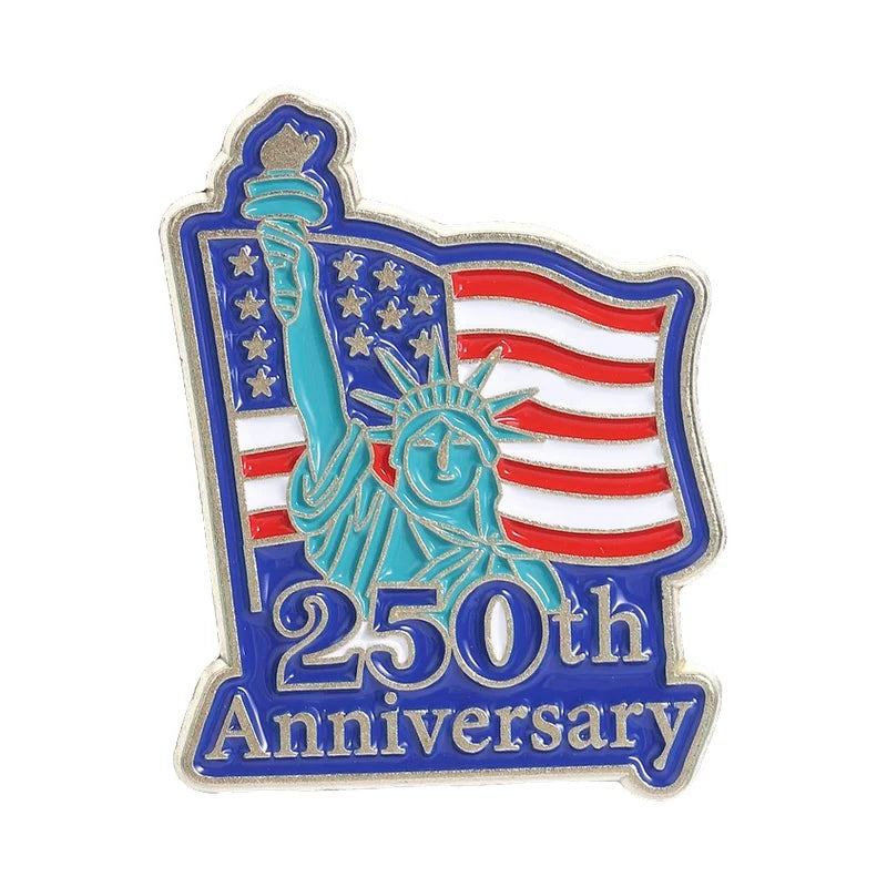 250th Anniversary patriotic enamel pins — view 3