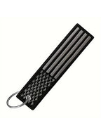 American flag fabric keychain — view 3
