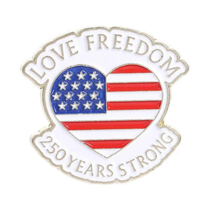250th Anniversary patriotic enamel pins — view 2