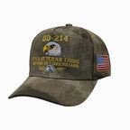 DD-214 Veteran Eagle Patriotic Cap