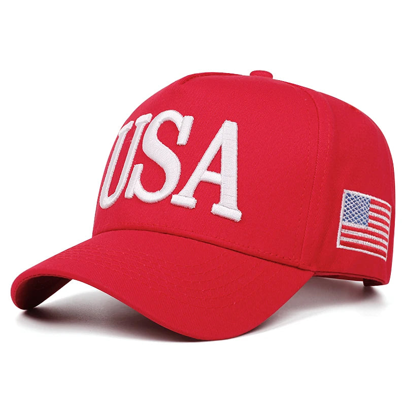 USA Embroidered Baseball Cap