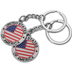 United States Patriotic Keychain