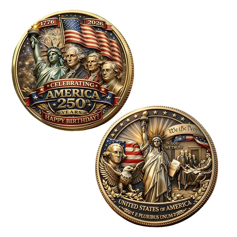250th Anniversary Commemorative Coin - Assorted