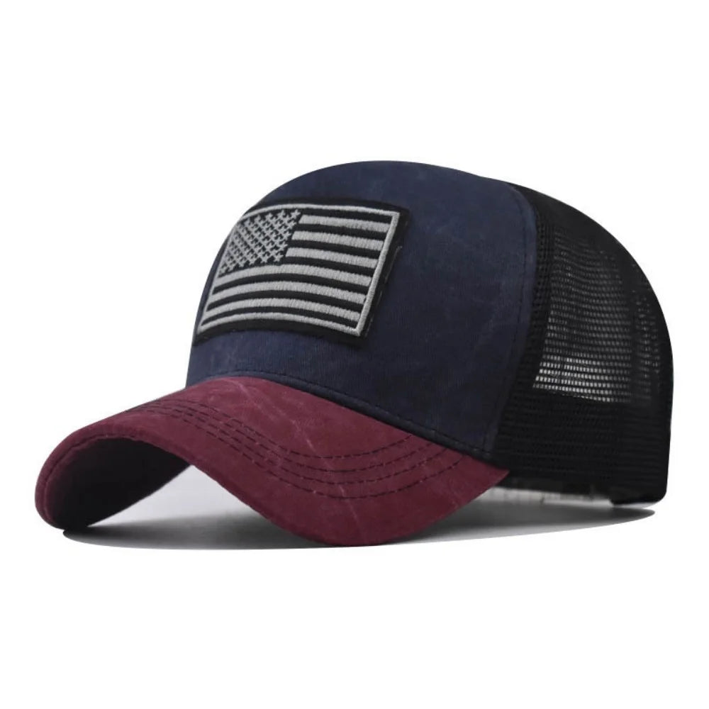 USA flag tactical baseball cap — view 3
