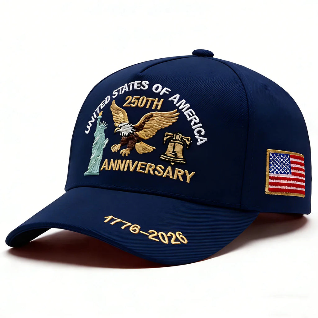 Eagle & Liberty Bell Embroidered Snapback Hat